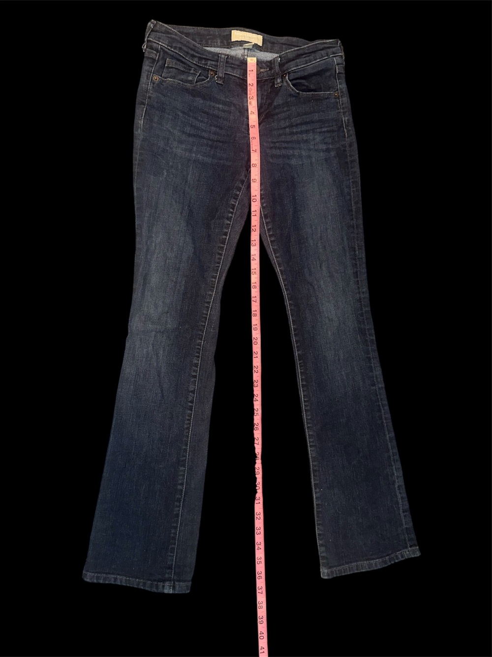 Banana Republic Slim Straight Jeans - Dark Blue Wash - Picture 3 of 8